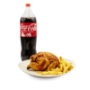 Combo 2: 1 Pollo + 1 patatas + bebida 1,5L 2